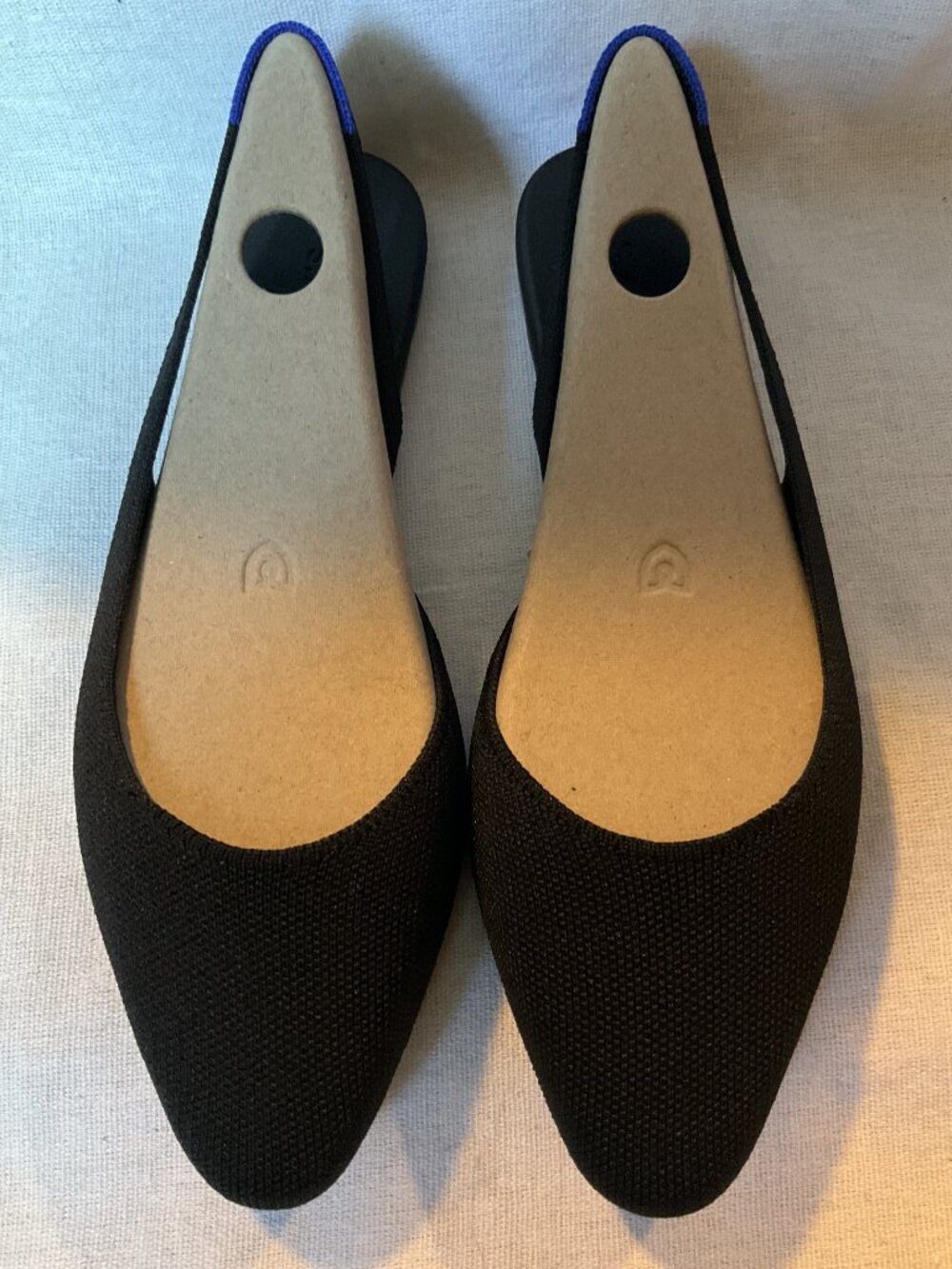 NWB Women’s Rothy’s The Almond Slingback, Black, Sz 10 - Picture 11 of 11